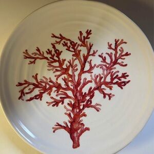 EUC 15 inch Ceramica Cuore Coral Design Plate / Platter